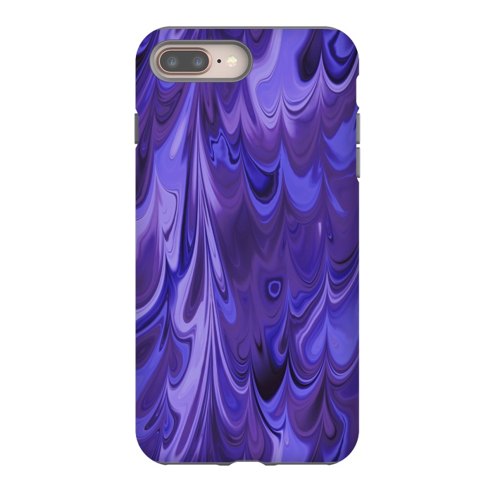 iPhone 7 plus StrongFit Purple Faux Marble 2 by Andrea Haase