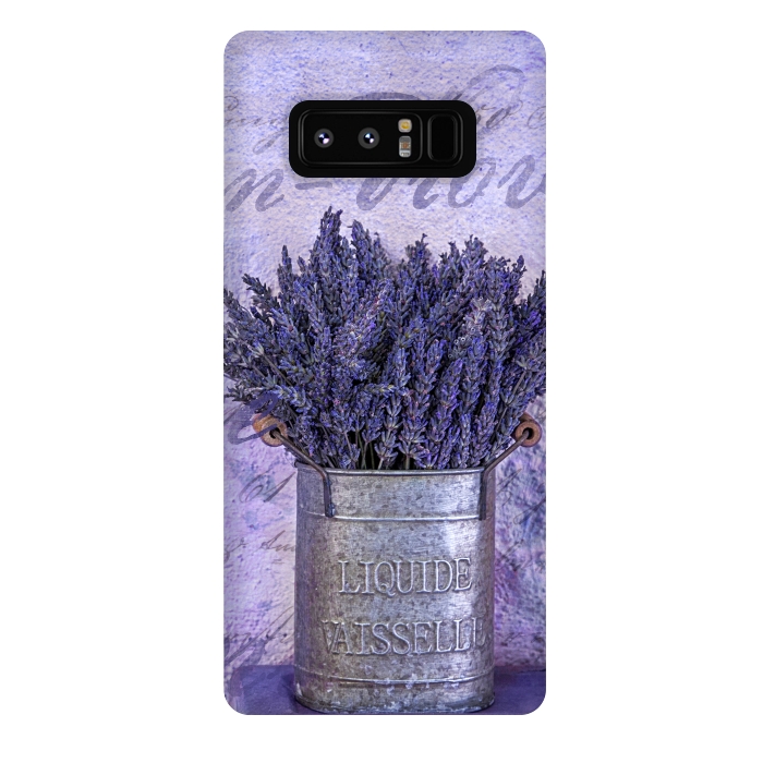 Galaxy Note 8 StrongFit Lavender Bouquet In Tin Can by Andrea Haase
