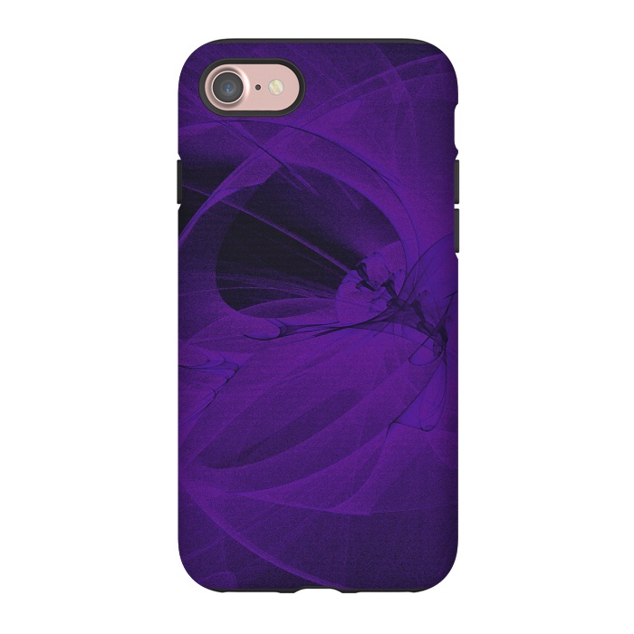 iPhone 7 StrongFit Purple Fractals by Andrea Haase