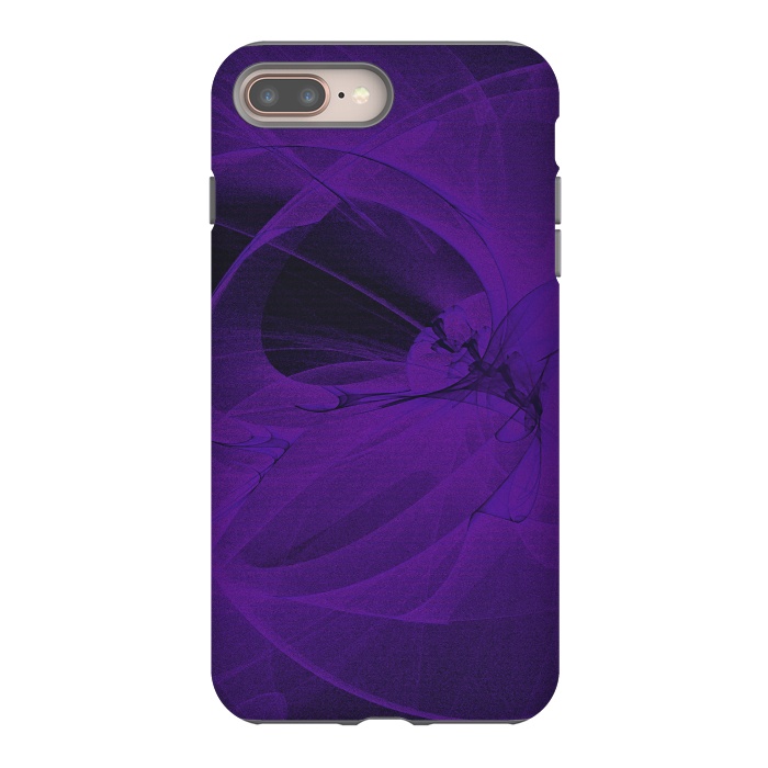 iPhone 7 plus StrongFit Purple Fractals by Andrea Haase