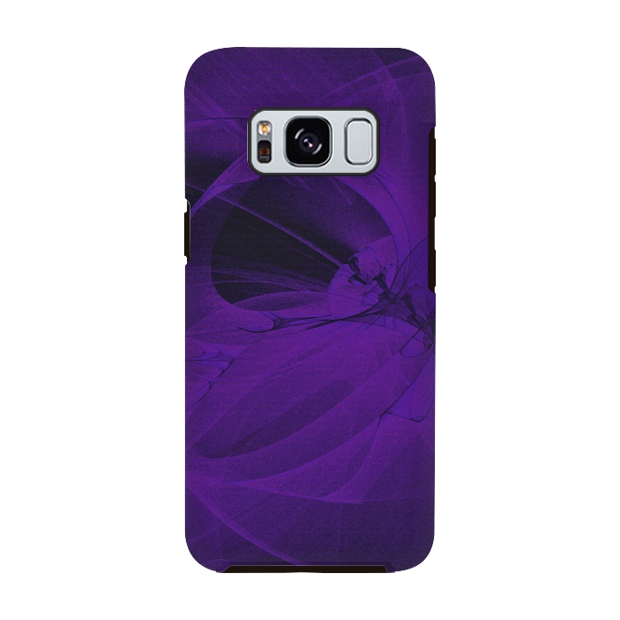 Galaxy S8 StrongFit Purple Fractals by Andrea Haase