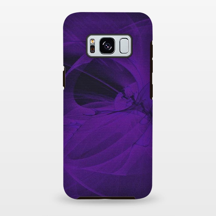 Galaxy S8 plus StrongFit Purple Fractals by Andrea Haase