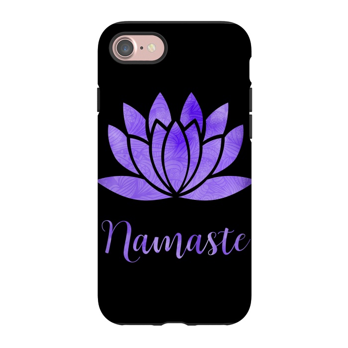 iPhone 7 StrongFit Namaste Lotus Flower by Andrea Haase