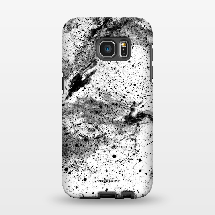 Galaxy S7 EDGE StrongFit Marble Galaxy by Gringoface Designs