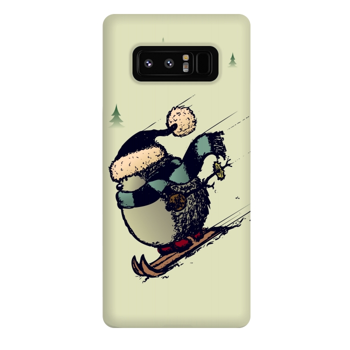 Galaxy Note 8 StrongFit Skier  by Mangulica