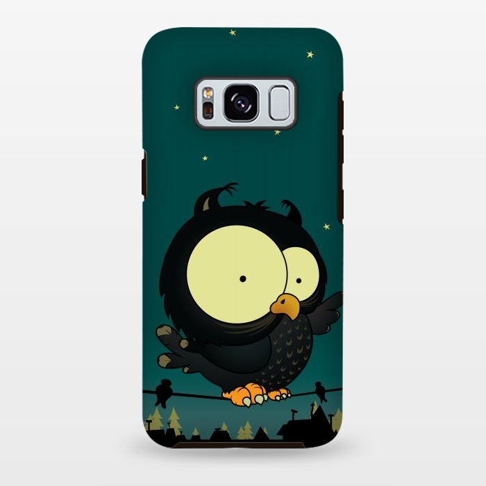 Galaxy S8 plus StrongFit Little Owl by Mangulica