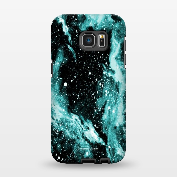 Galaxy S7 EDGE StrongFit Iced Galaxy by Gringoface Designs