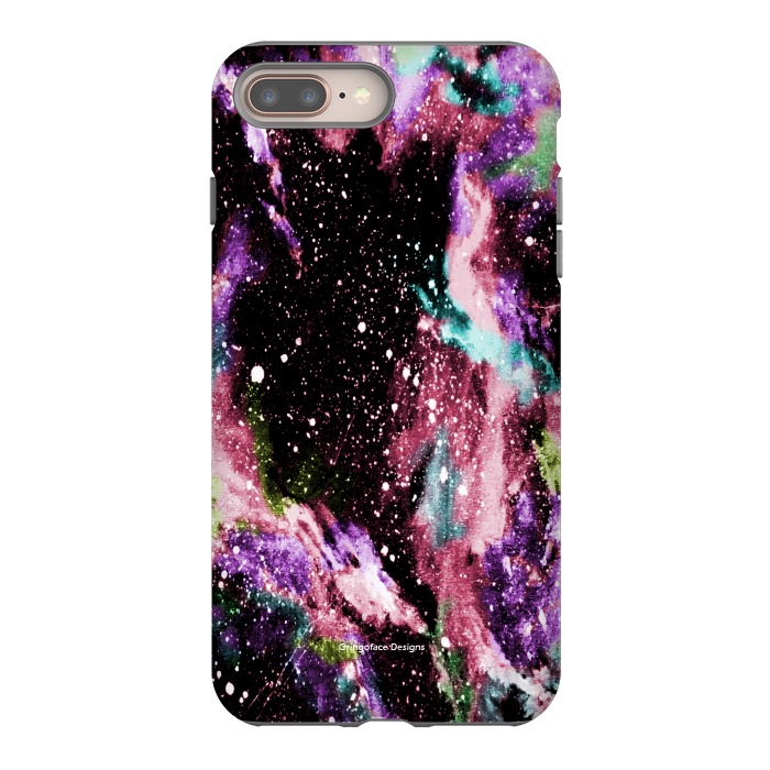 iPhone 7 plus StrongFit Cotton Candy Galaxy by Gringoface Designs