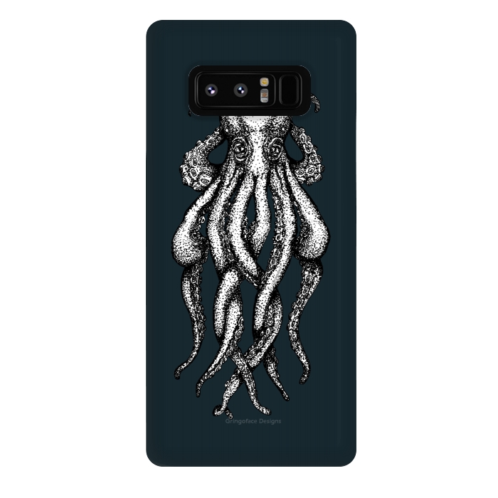 Galaxy Note 8 StrongFit Octopus 1 by Gringoface Designs