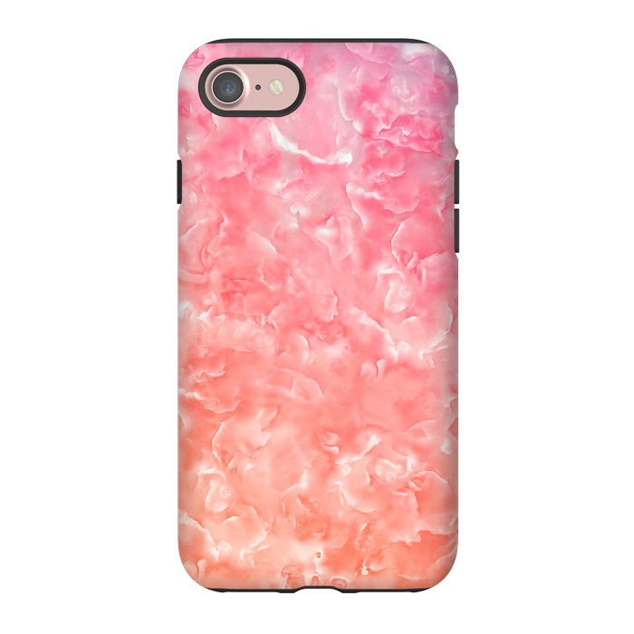 iPhone 7 StrongFit Pink Mother of Pearl Pattern by  Utart