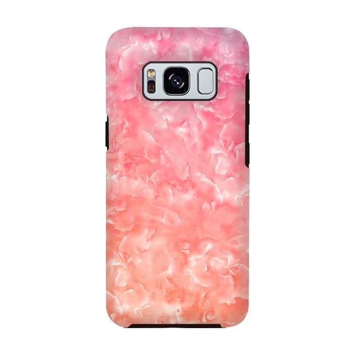 Galaxy S8 StrongFit Pink Mother of Pearl Pattern by  Utart