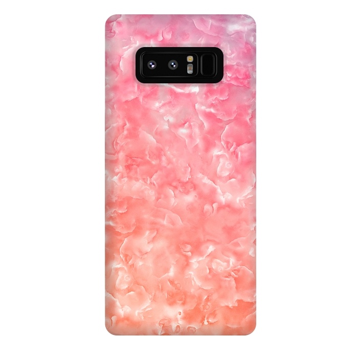 Galaxy Note 8 StrongFit Pink Mother of Pearl Pattern by  Utart