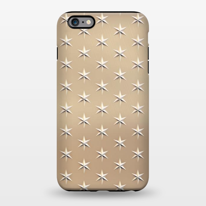 iPhone 6/6s plus StrongFit Silver Stars On  Gold by Andrea Haase