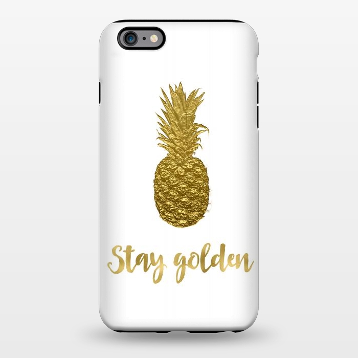 iPhone 6/6s plus StrongFit Stay Golden Precious Pineapple by Andrea Haase