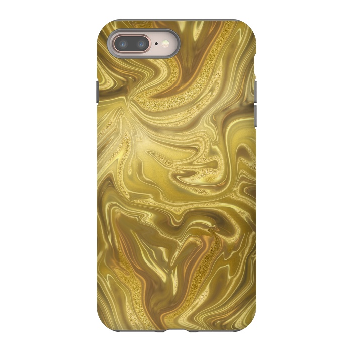 iPhone 7 plus StrongFit Liquid Gold by Andrea Haase