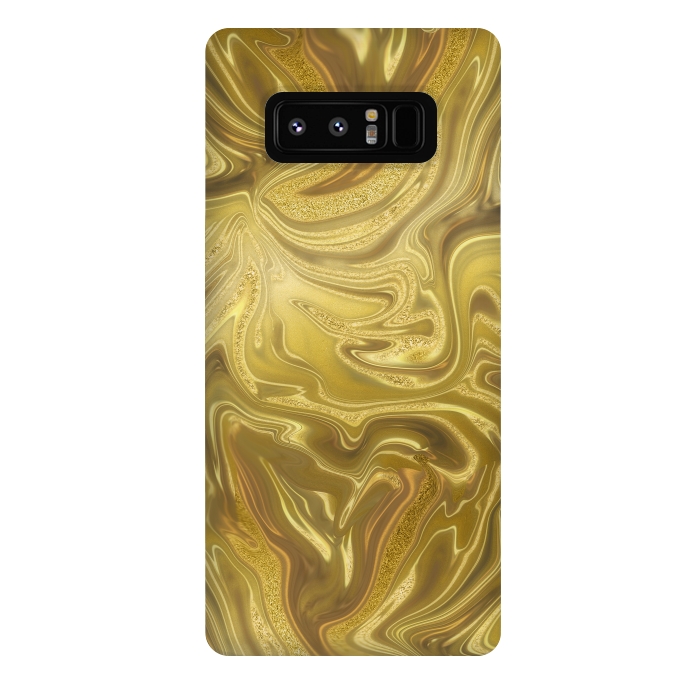 Galaxy Note 8 StrongFit Liquid Gold by Andrea Haase