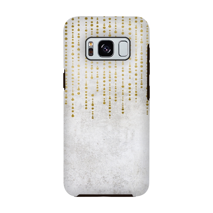 Galaxy S8 StrongFit Golden Rhinestone Embellishment by Andrea Haase