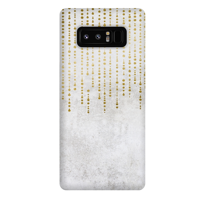 Galaxy Note 8 StrongFit Golden Rhinestone Embellishment by Andrea Haase