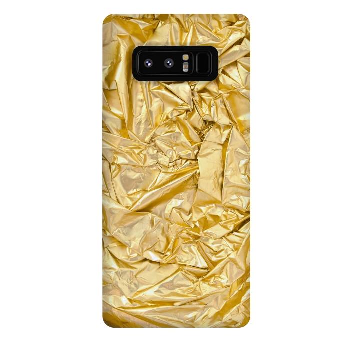 Galaxy Note 8 StrongFit Golden Metal Foil by Andrea Haase