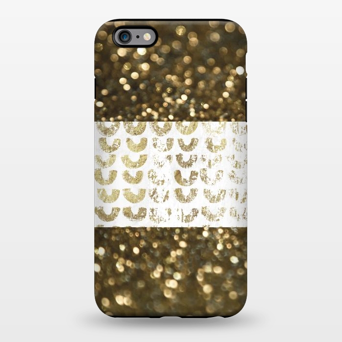 iPhone 6/6s plus StrongFit Golden Glitter by Andrea Haase