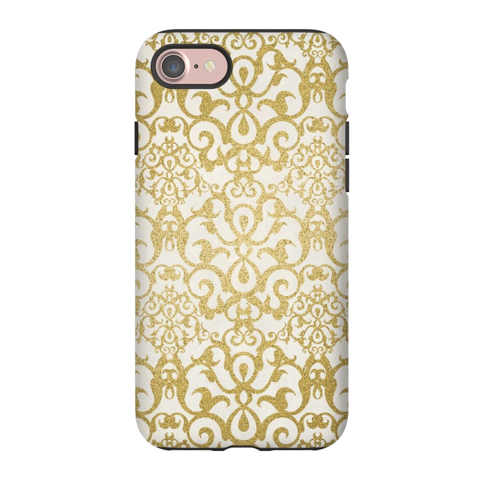 iPhone 7 StrongFit Golden Ornament Elegance by Andrea Haase