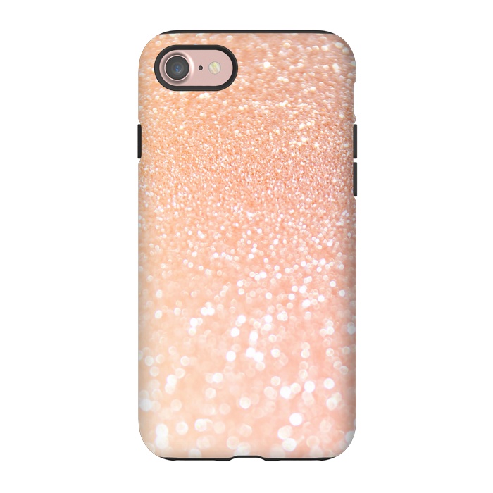 iPhone 7 StrongFit Rose Blush Glitter by  Utart