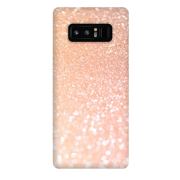 Galaxy Note 8 StrongFit Rose Blush Glitter by  Utart
