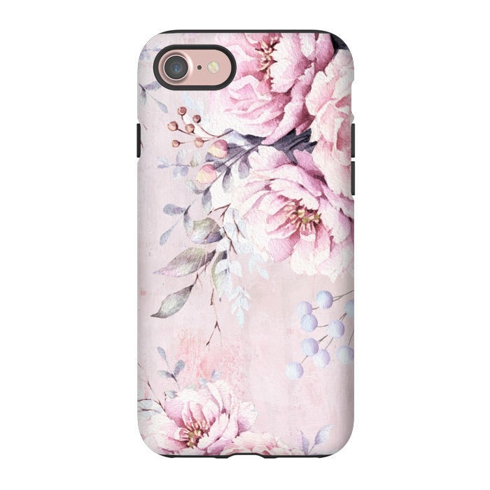 iPhone 7 StrongFit Vintage roses and Peonies by  Utart
