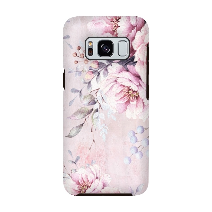 Galaxy S8 StrongFit Vintage roses and Peonies by  Utart