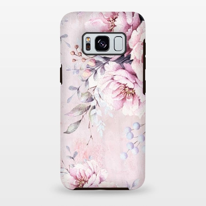 Galaxy S8 plus StrongFit Vintage roses and Peonies by  Utart