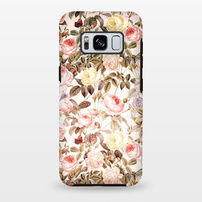 Galaxy S8 plus StrongFit Vintage Roses Pattern by  Utart