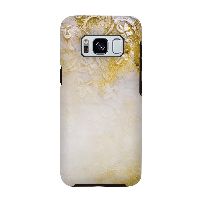 Galaxy S8 StrongFit Artwork Golden Texture by Andrea Haase