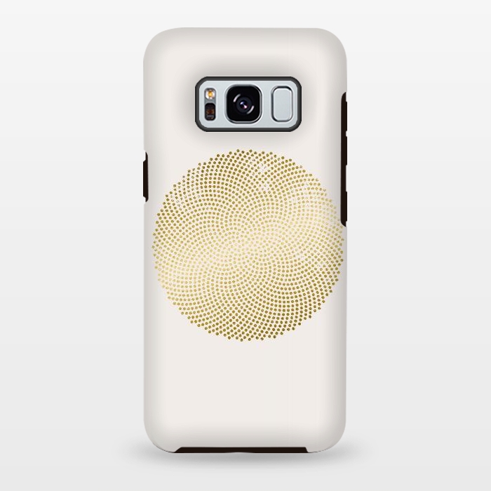 Galaxy S8 plus StrongFit Golden Ornament Off White by Andrea Haase