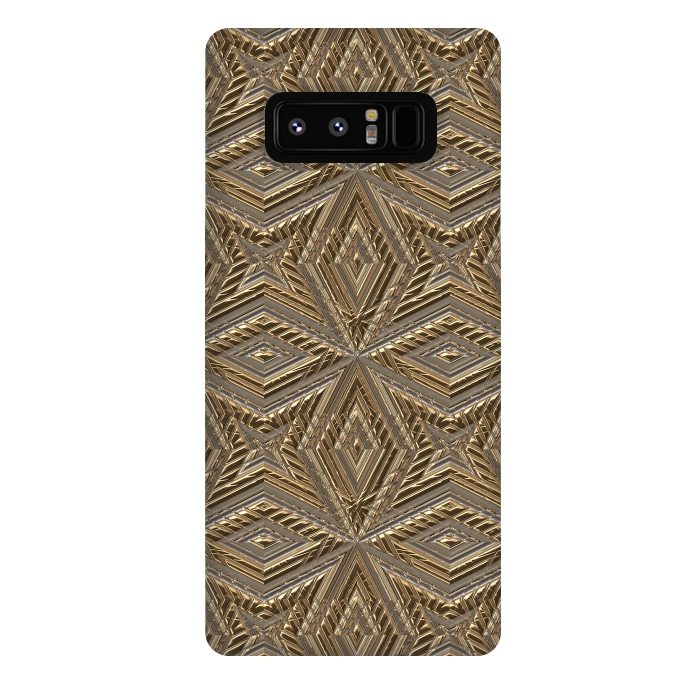 Galaxy Note 8 StrongFit Golden Embossed Ornaments by Andrea Haase