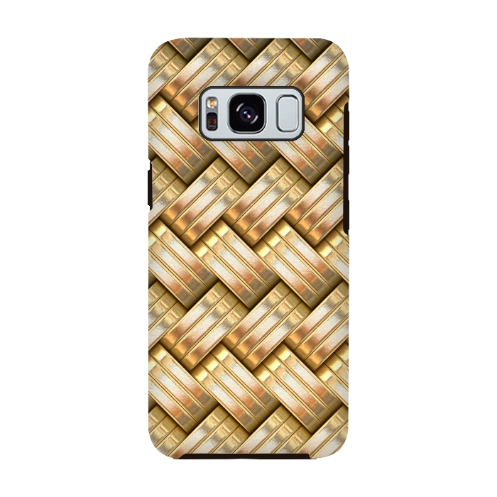 Galaxy S8 StrongFit Golden Weave by Andrea Haase