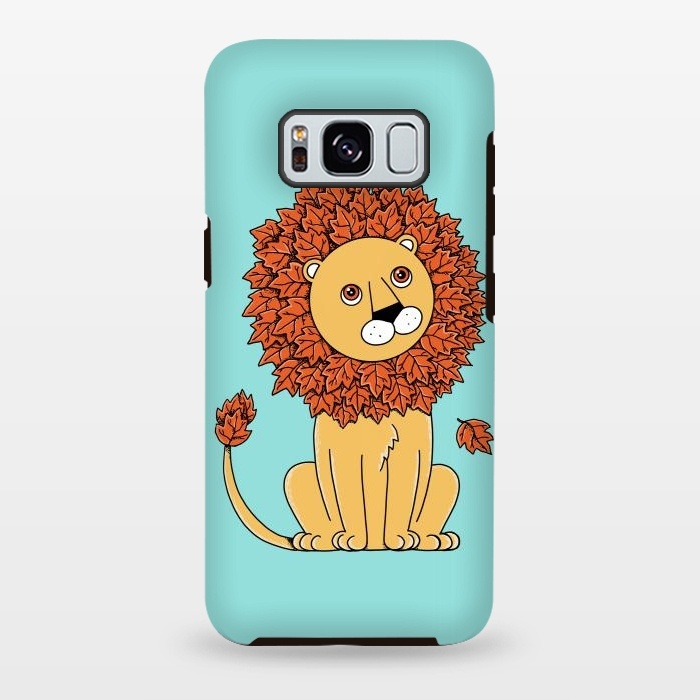 Galaxy S8 plus StrongFit Lion by Coffee Man