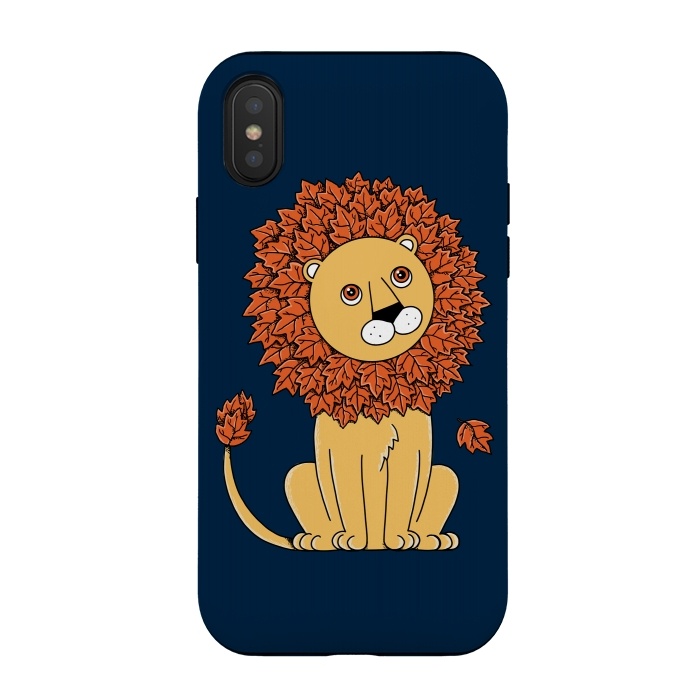 iPhone Xs / X StrongFit Lion 2 by Coffee Man