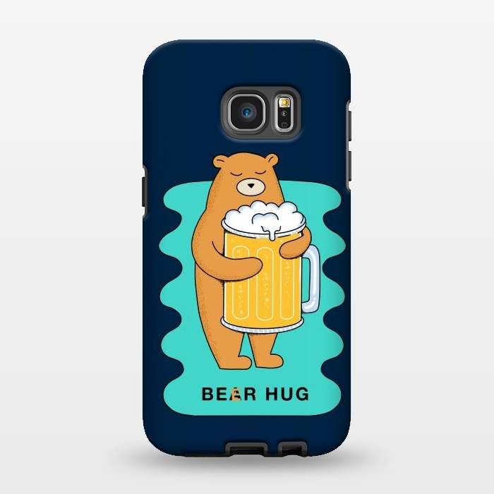 Galaxy S7 EDGE StrongFit Beer Hug by Coffee Man