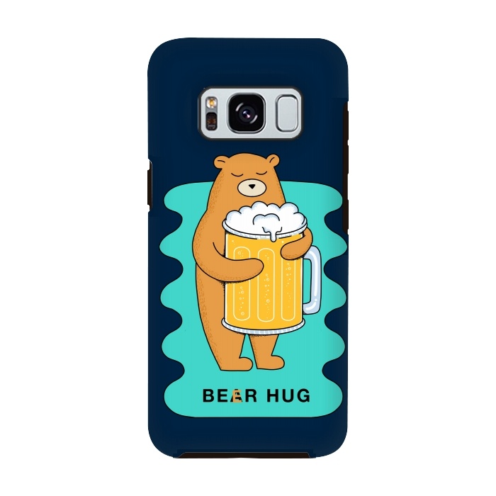 Galaxy S8 StrongFit Beer Hug by Coffee Man