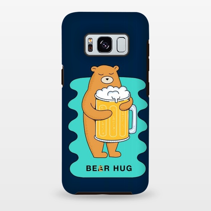 Galaxy S8 plus StrongFit Beer Hug by Coffee Man