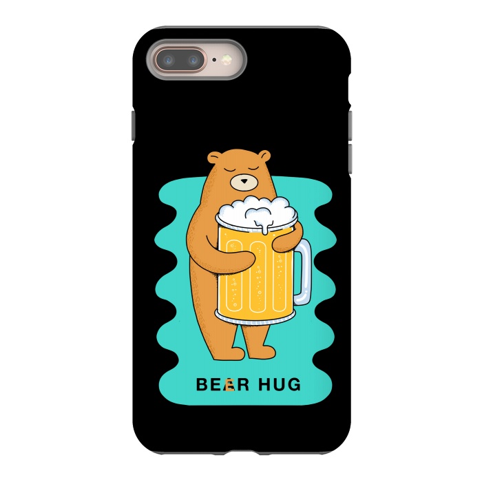 iPhone 7 plus StrongFit Beer Hug 2 by Coffee Man