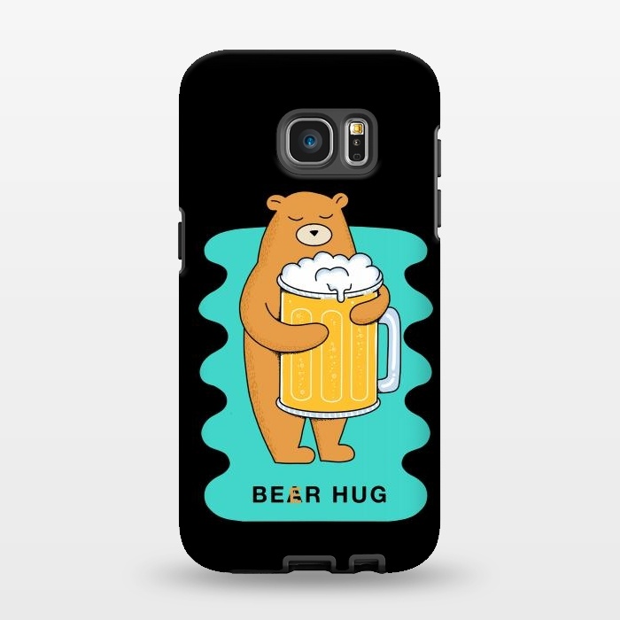 Galaxy S7 EDGE StrongFit Beer Hug 2 by Coffee Man