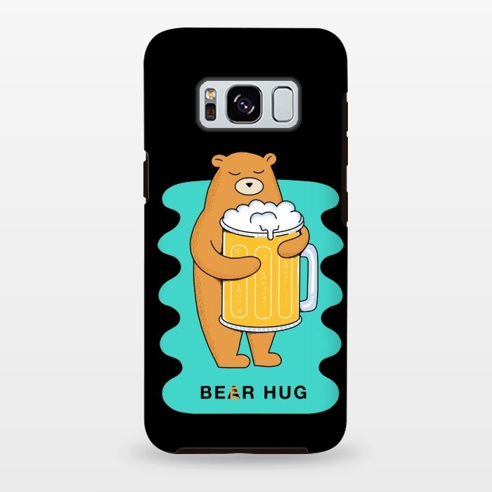 Galaxy S8 plus StrongFit Beer Hug 2 by Coffee Man