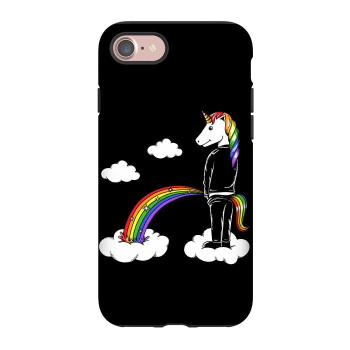 iPhone 7 StrongFit Unicorn Rainbow by Coffee Man