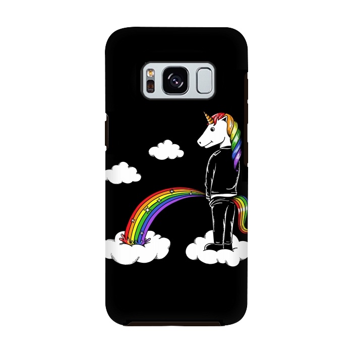 Galaxy S8 StrongFit Unicorn Rainbow by Coffee Man
