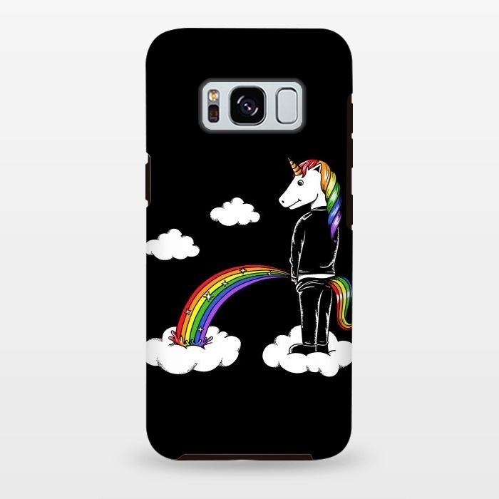 Galaxy S8 plus StrongFit Unicorn Rainbow by Coffee Man