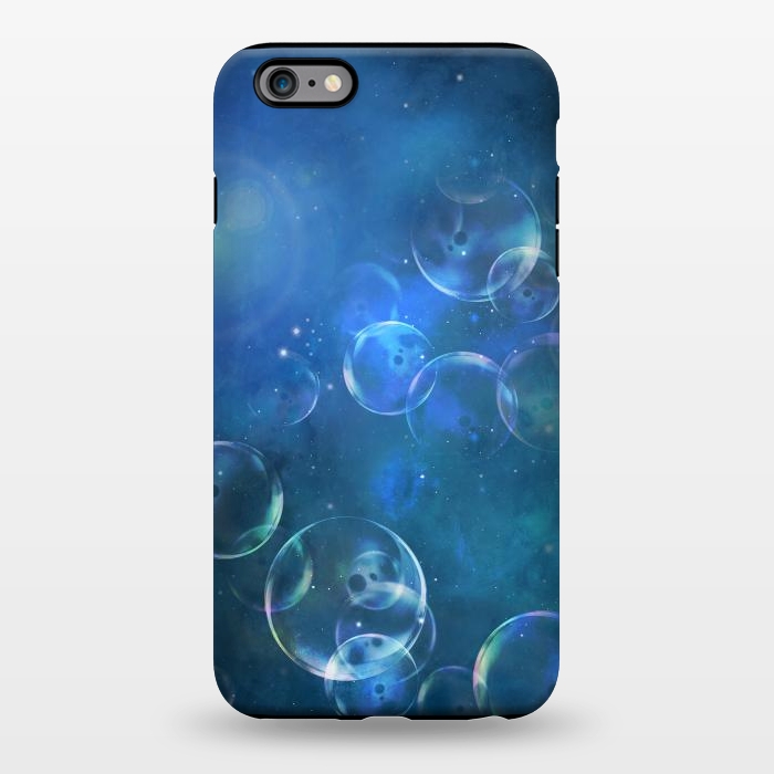 iPhone 6/6s plus StrongFit Surreal Blue Bubbles by Andrea Haase