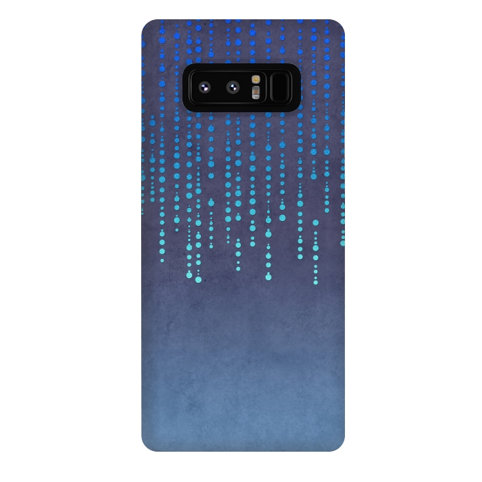 Galaxy Note 8 StrongFit Blue Glamour by Andrea Haase