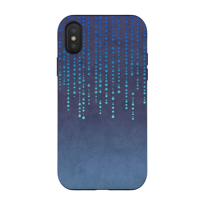 iPhone Xs / X StrongFit Blue Glamour by Andrea Haase