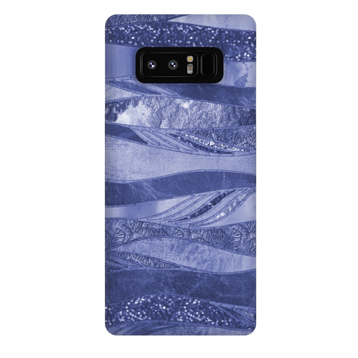 Galaxy Note 8 StrongFit Wavy Glamour Lines 2 by Andrea Haase